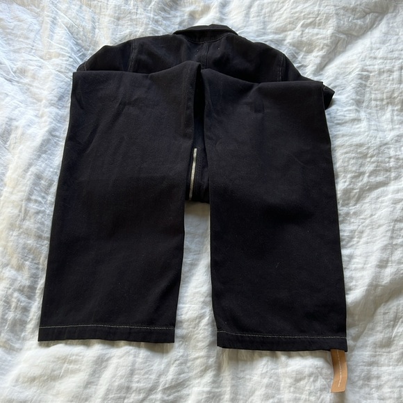 Reformation NWT Cassidy denim jumpsuit size 4 black - Picture 13 of 13